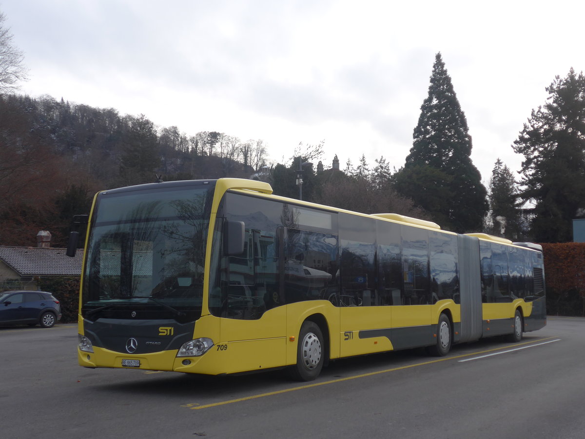 (223'124) - STI Thun - Nr. 865/BE 865'709 - Mercedes am 27. Dezember 2020 bei der Schiffl�ndte Thun