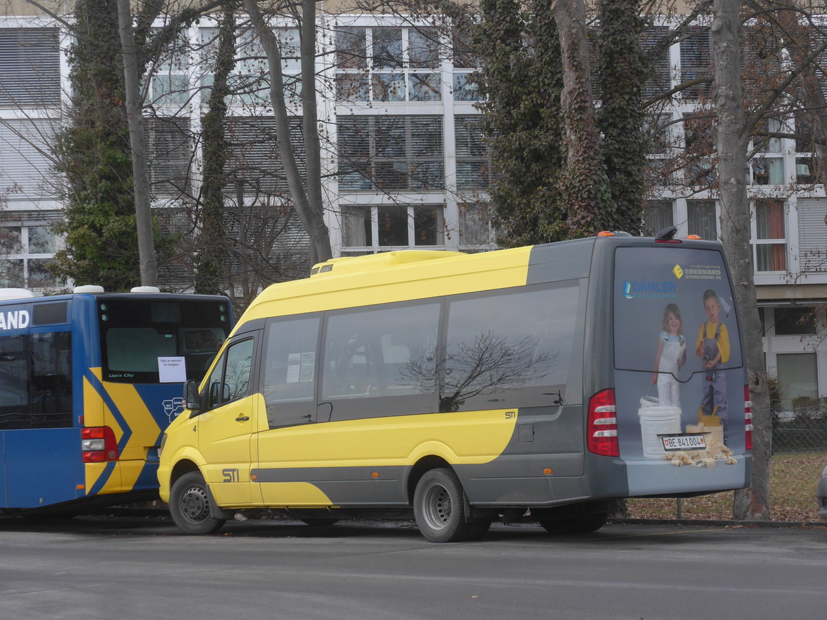 (223'183) - STI Thun - Nr. 4/BE 841'004 - Mercedes am 31. Dezember 2020 bei der Schiffl�ndte Thun