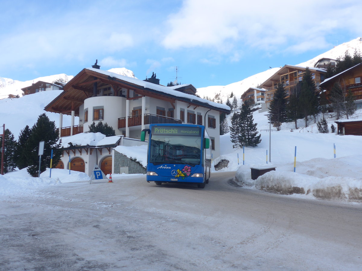 (223'209) - Pfosi, Arosa - Nr. 1/GR 154'241 - Mercedes am 2. Januar 2021 in Arosa, H�rnli