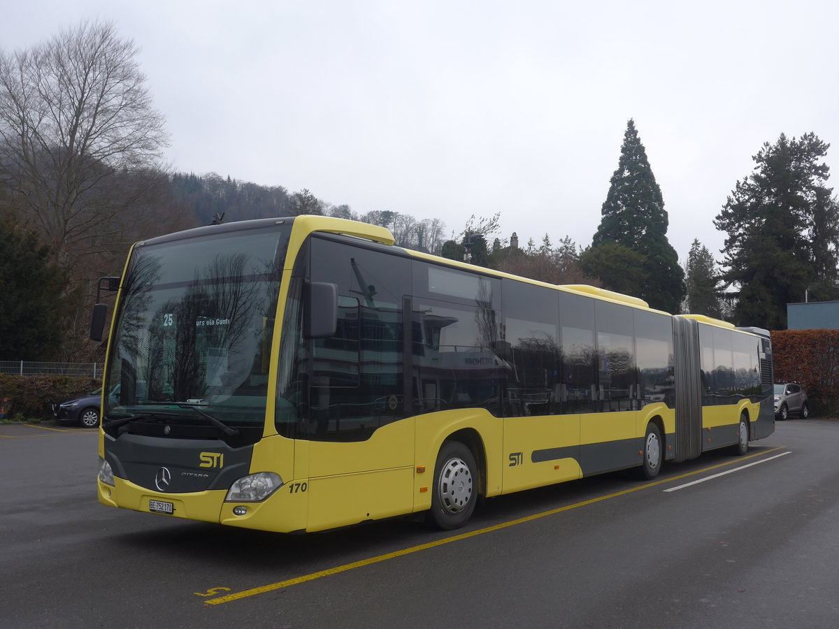 (223'262) - STI Thun - Nr. 752'170 - Mercedes am 3. Januar 2021 bei der Schiffl�ndte Thun