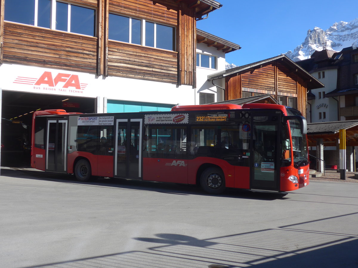 (223'586) - AFA Adelboden - Nr. 94/BE 26'974 - Mercedes am 17. Februar 2021 in Adelboden, Busstation