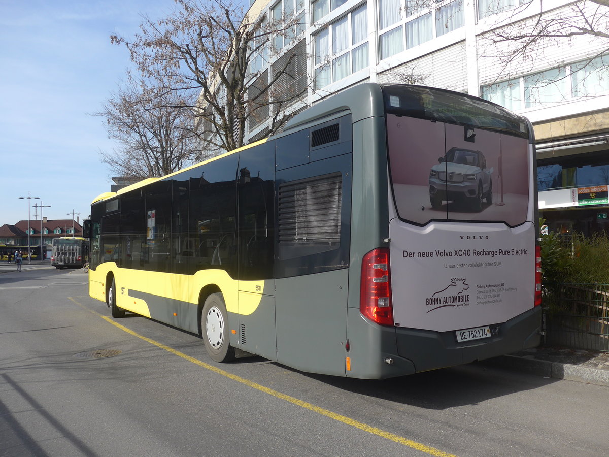 (223'640) - STI Thun - Nr. 174/BE 752'174 - Mercedes am 19. Februar 2021 bei der Schiffl�ndte Thun