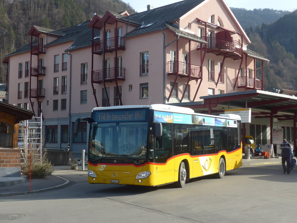 (223'765) - Fl�ck, Brienz - Nr. 23/BE 868'723 - Mercedes am 26. Februar 2021 in Meiringen, Postautostation