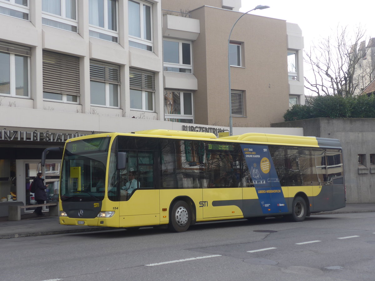 (223'898) - STI Thun - Nr. 154/BE 801'154 - Mercedes am 1. M�rz 2021 in Thun, Berntor