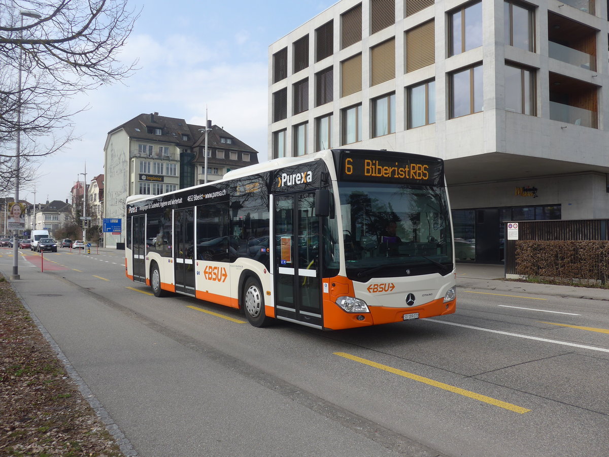 (223'933) - BSU Solothurn - Nr. 70/SO 189'070 - Mercedes am 4. M�rz 2021 beim Hauptbahnhof Solothurn