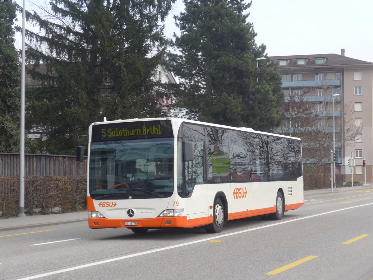 (223'943) - BSU Solothurn - Nr. 79/SO 148'779 - Mercedes am 4. M�rz 2021 beim Hauptbahnhof Solothurn