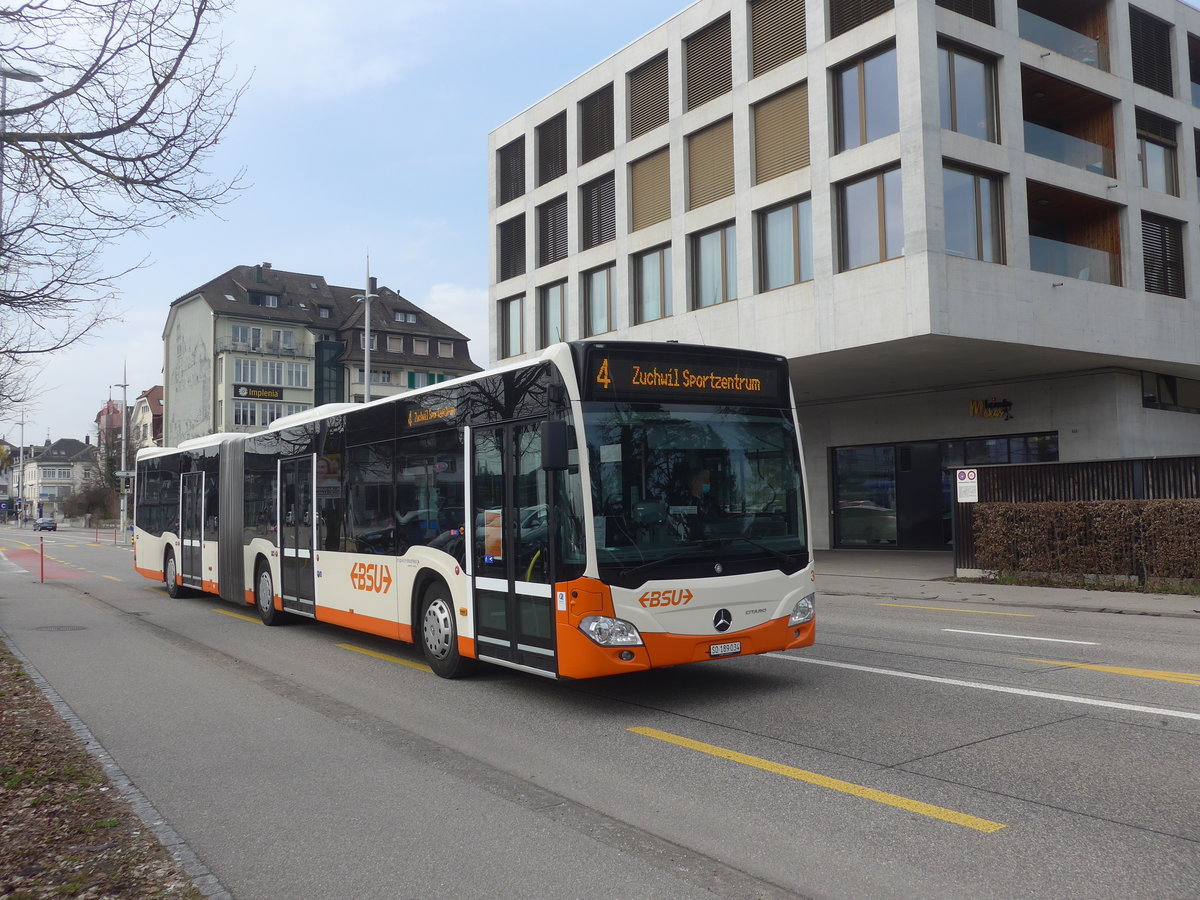(223'946) - BSU Solothurn - Nr. 34/SO 189'034 - Mercedes am 4. M�rz 2021 beim Hauptbahnhof Solothurn