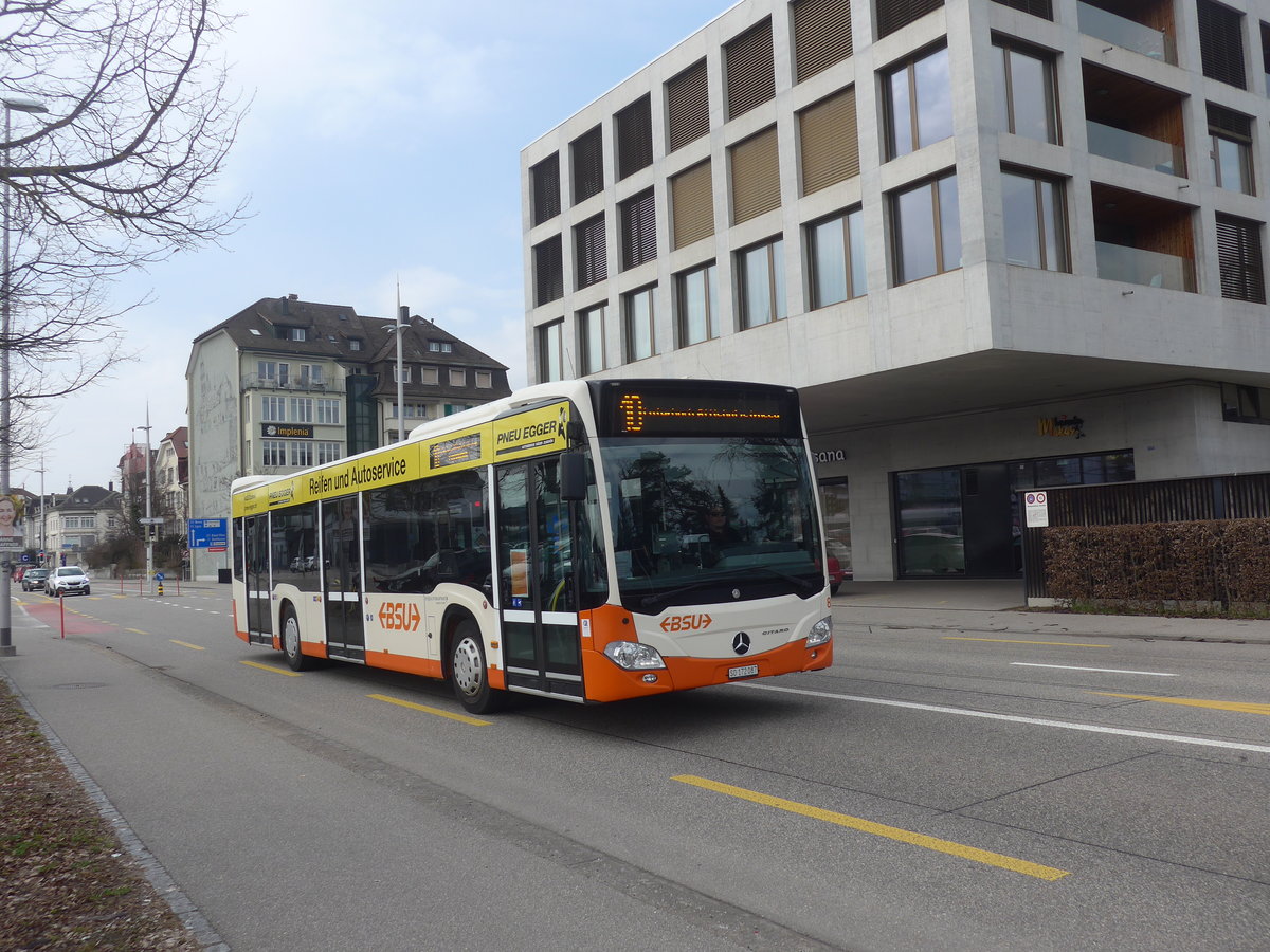 (223'947) - BSU Solothurn - Nr. 87/SO 172'087 - Mercedes am 4. M�rz 2021 beim Hauptbahnhof Solothurn
