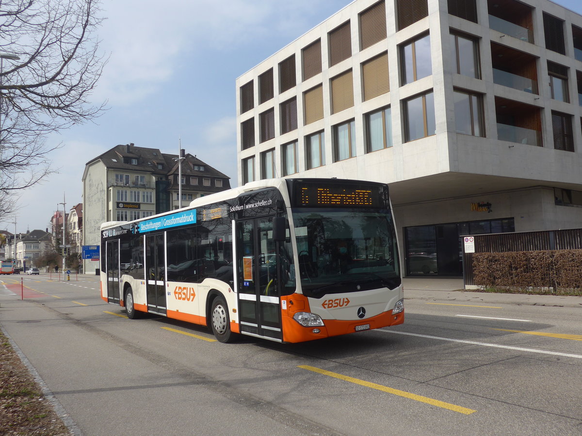(223'950) - BSU Solothurn - Nr. 92/SO 172'092 - Mercedes am 4. M�rz 2021 beim Hauptbahnhof Solothurn