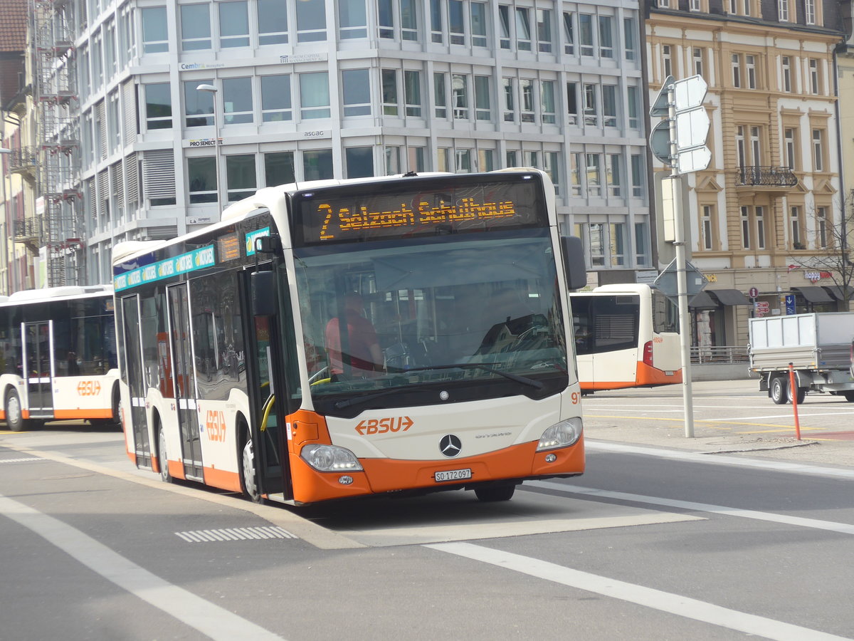(223'951) - BSU Solothurn - Nr. 97/SO 172'097 - Mercedes am 4. M�rz 2021 beim Hauptbahnhof Solothurn