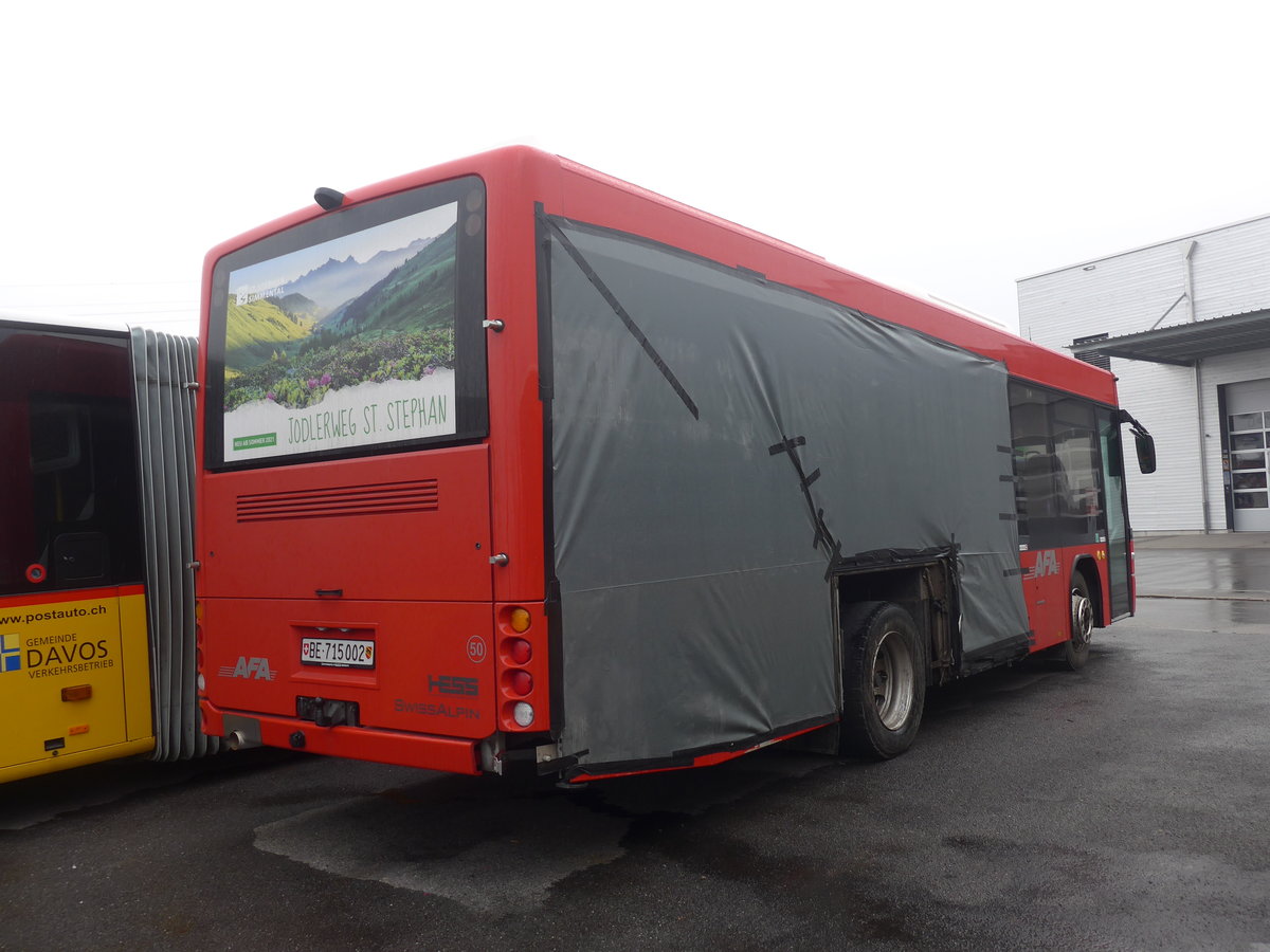 (223'991) - AFA Adelboden - Nr. 50/BE 715'002 - Scania/Hess am 7. M�rz 2021 in Kerzers, Interbus