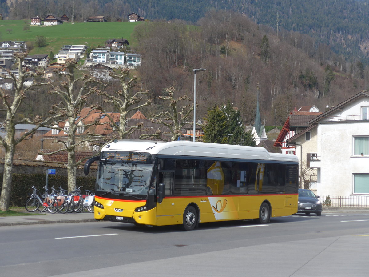 (224'067) - PostAuto Zentralschweiz - Nr. 14/OW 22'255 - VDL am 13. M�rz 2021 beim Bahnhof Sarnen