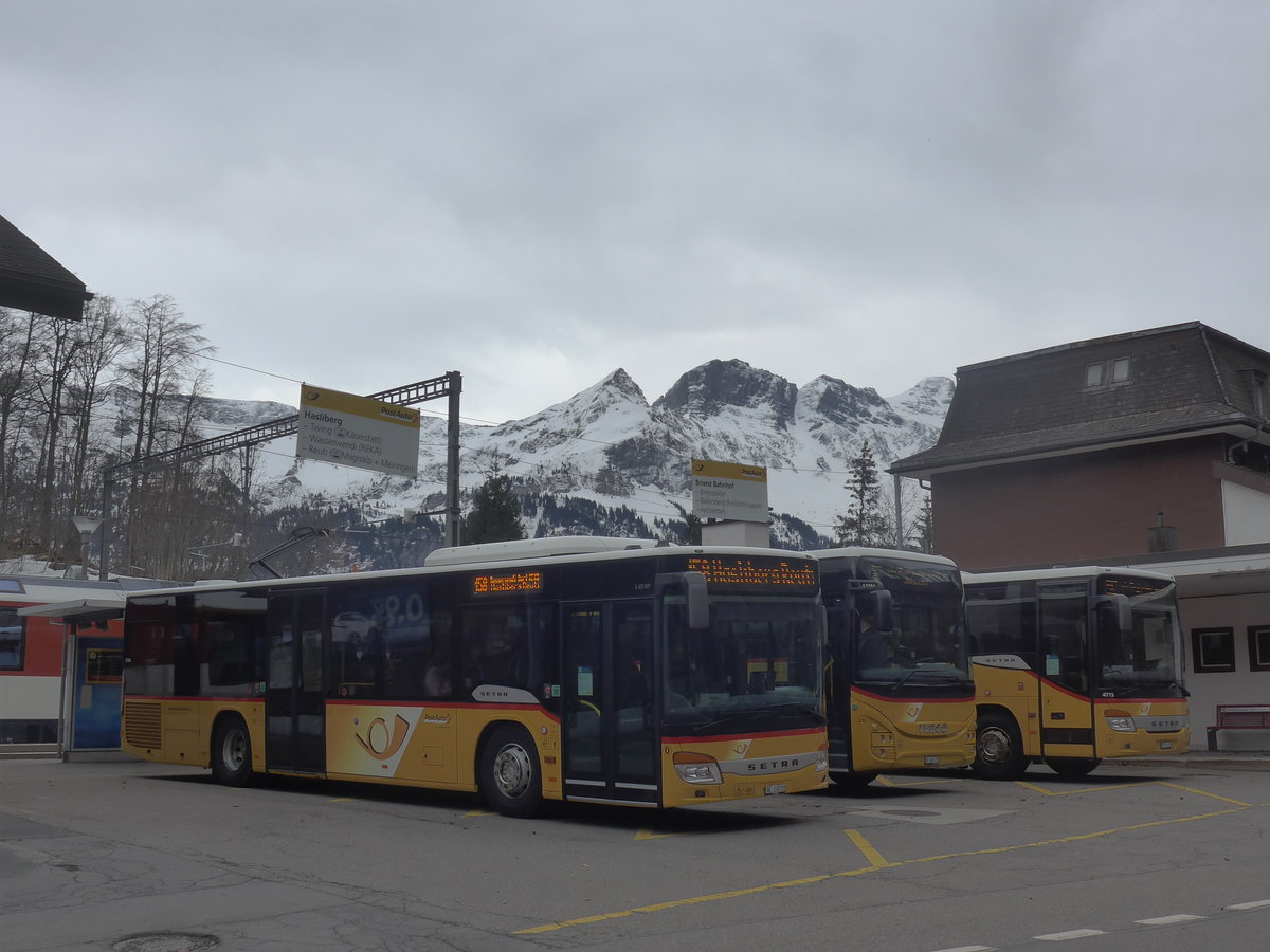 (224'091) - Fl�ck, Brienz - Nr. 0/BE 13'878 - Setra am 13. M�rz 2021 auf dem Br�nigpass