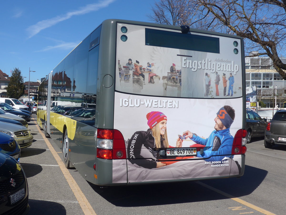 (224'348) - STI Thun - Nr. 700/BE 849'700 - MAN am 24. M�rz 2021 in Thun, CarTerminal