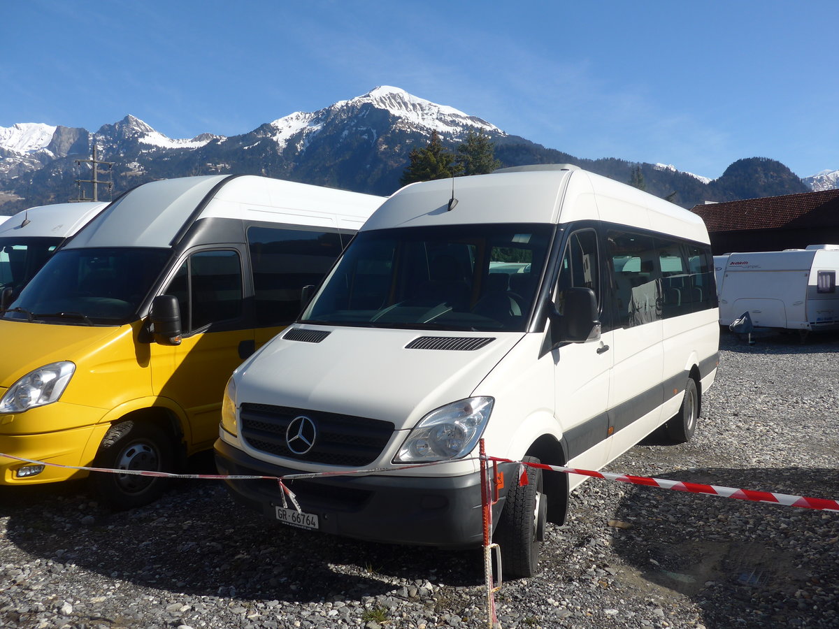 (224'494) - Bardill, Landquart - GR 66'764 - Mercedes (ex L�thi, Hinterfultigen) am 28. M�rz 2021 in Landquart, Garage