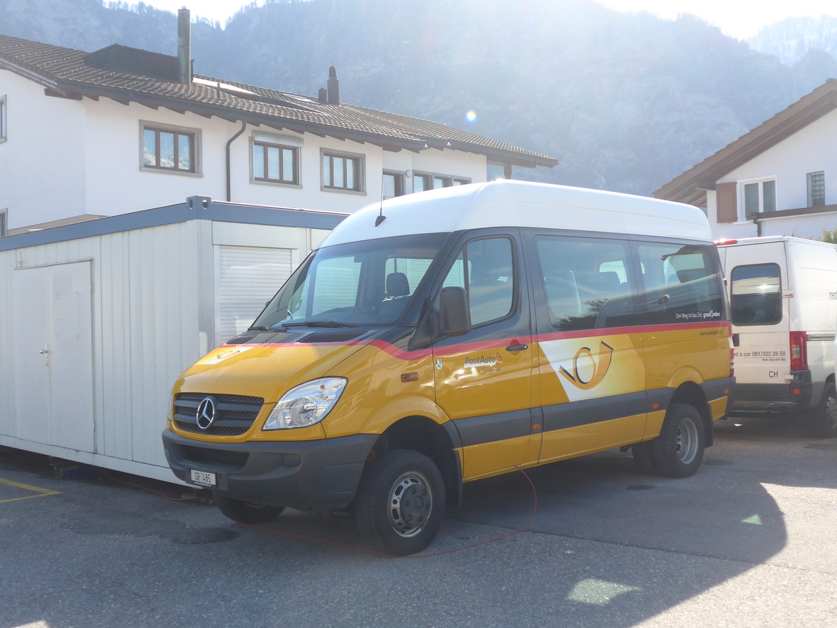 (224'497) - Bardill, Landquart - GR 485 - Mercedes am 28. M�rz 2021 in Landquart, Garage
