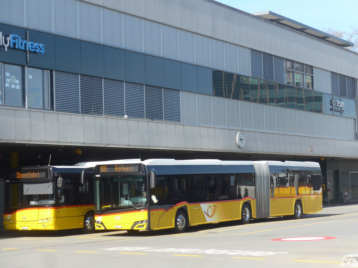 (224'625) - PostAuto Bern - BE 560'246 - Solaris am 29. M�rz 2021 in Bern, Postautostation