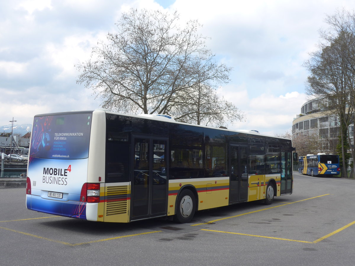 (225'000) - STI Thun - Nr. 130/BE 801'130 - MAN am 15. April 2021 bei der Schiffl�ndte Thun