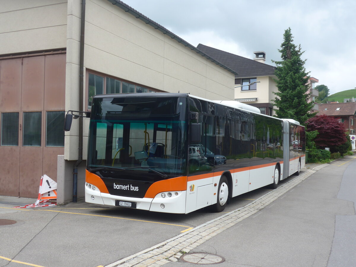 (225'767) - Bamert, Wollerau - SZ 79'922 - Neoplan (ex VBZ Z�rich Nr. 534) am 6. Juni 2021 in Wollerau, Garage