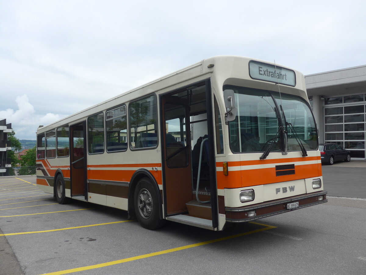 (225'772) - Wegm�ller, M�nsingen - BE 399'675 - FBW/R&J (ex Bamert, Wollerau) am 6. Juni 2021 in Wollerau, Garage Bamert