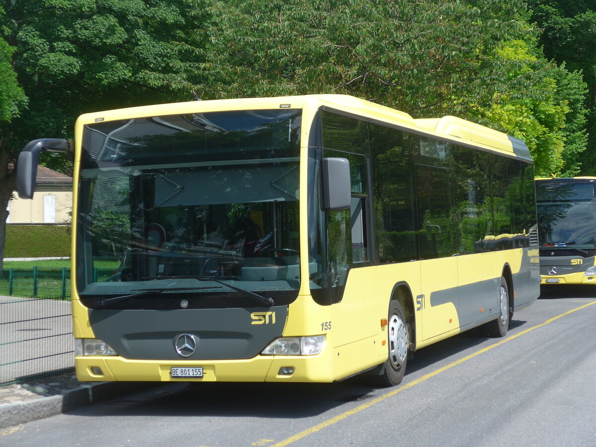 (225'884) - STI Thun - Nr. 155/BE 801'155 - Mercedes am 13. Juni 2021 bei der Schiffl�ndte Thun