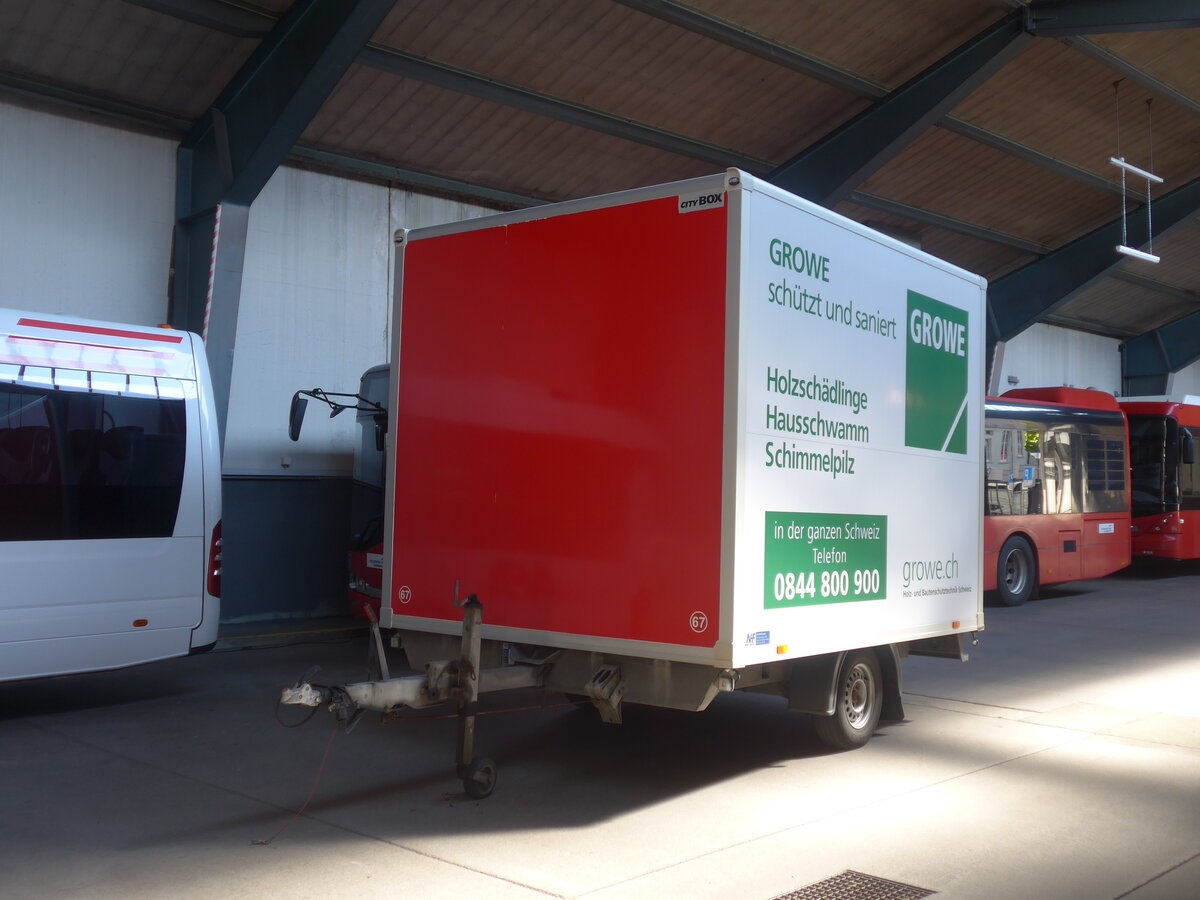 (225'909) - AFA Adelboden - Nr. 67/BE 590'379 - Niederhauser Gep�ckanh�nger am 16. Juni 2021 in Adelboden, Busstation