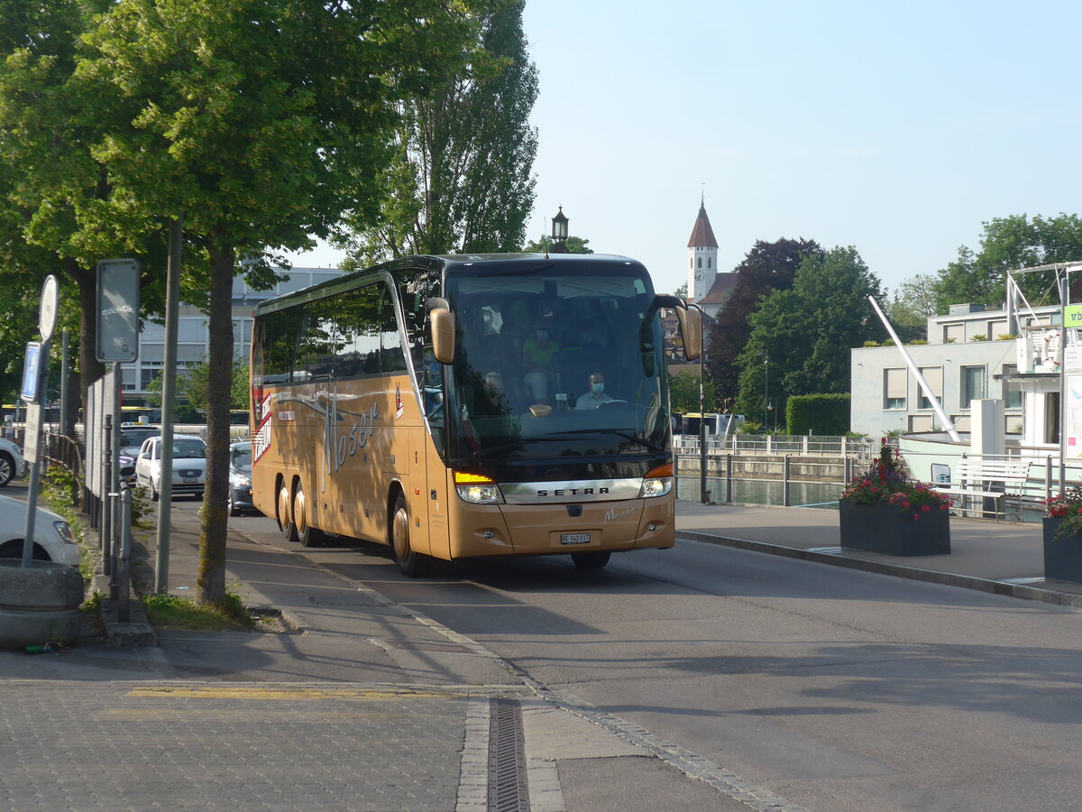 (225'952) - Moser, Teuffenthal - BE 142'017 - Setra am 17. Juni 2021 bei der Schiffl�ndte Thun
