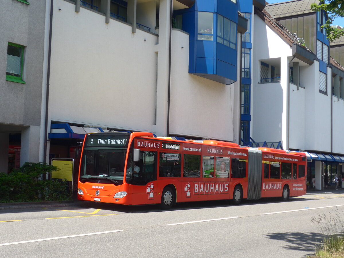 (225'990) - STI Thun - Nr. 707/BE 835'707 - Mercedes am 23. Juni 2021 in Thun, Postbr�cke