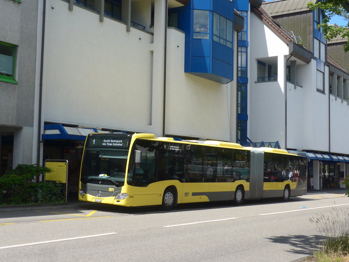 (225'997) - STI Thun - Nr. 709/BE 865'709 - Mercedes am 23. Juni 2021 in Thun, Postbr�cke