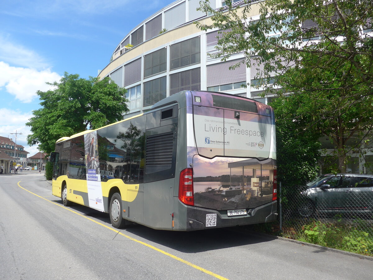 (226'003) - STI Thun - Nr. 175/BE 752'175 - Mercedes am 23. Juni 2021 bei der Schiffl�ndte Thun