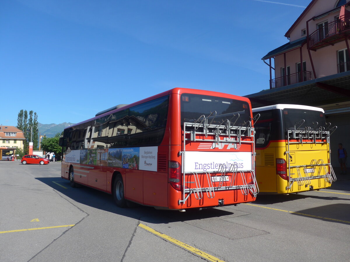 (226'237) - AFA Adelboden - Nr. 24/BE 26'701 - Setra am 10. Juli 2021 in Meiringen, Postautostation (Einsatz PostAuto f�r Engstlenalp-Bus)