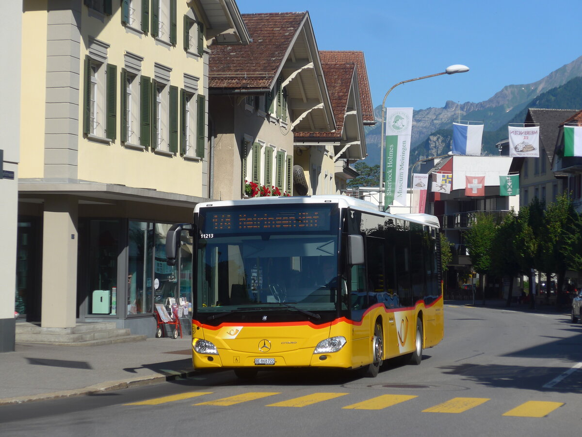 (226'242) - Fl�ck, Brienz - Nr. 22/BE 868'722 - Mercedes am 10. Juli 2021 in Meiringen, Bahnhofstrasse