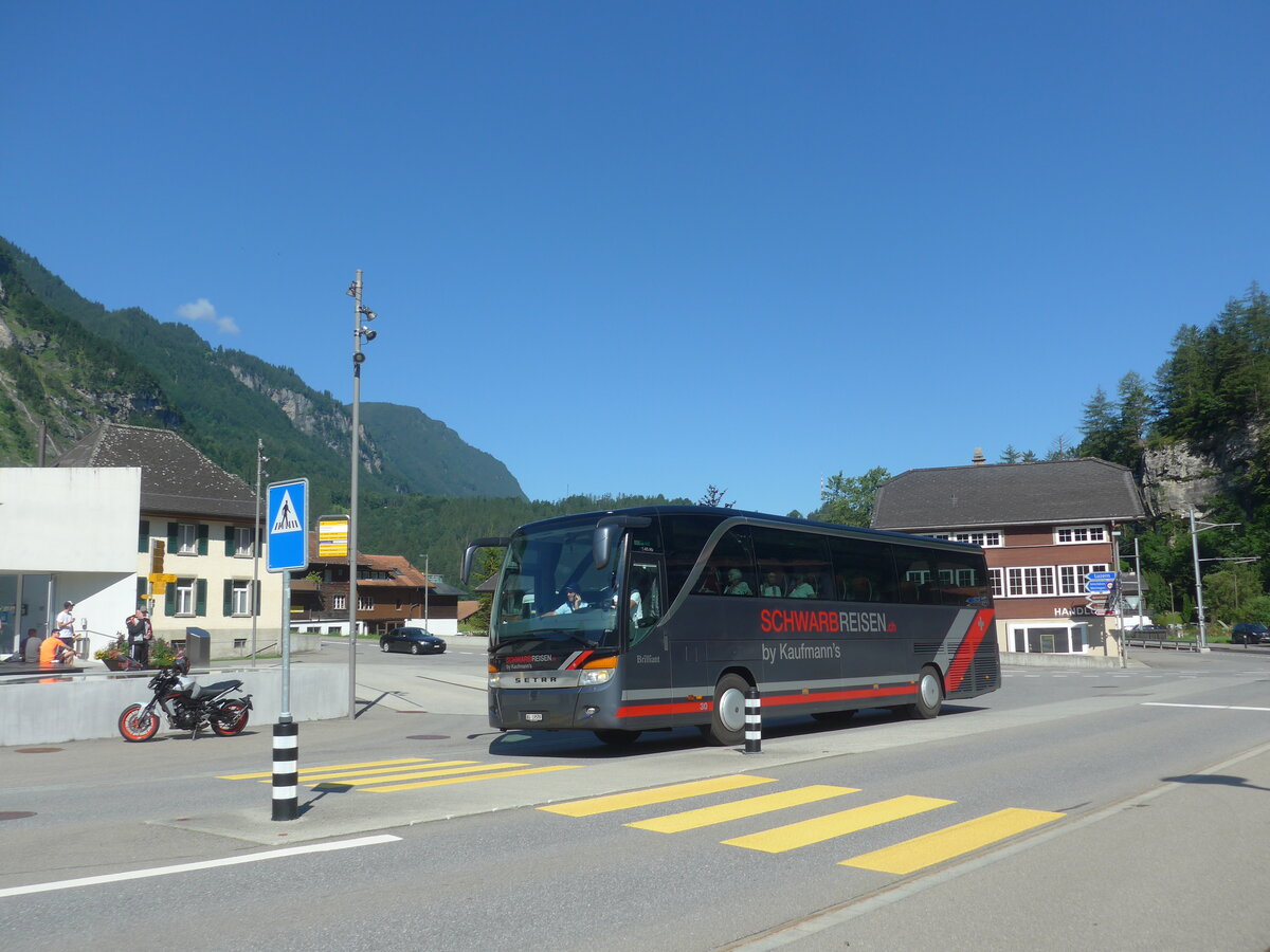 (226'249) - Schwarb, M�hlin - Nr. 30/AG 19'570 - Setra am 10. Juli 2021 in Innertkirchen, Grimseltor