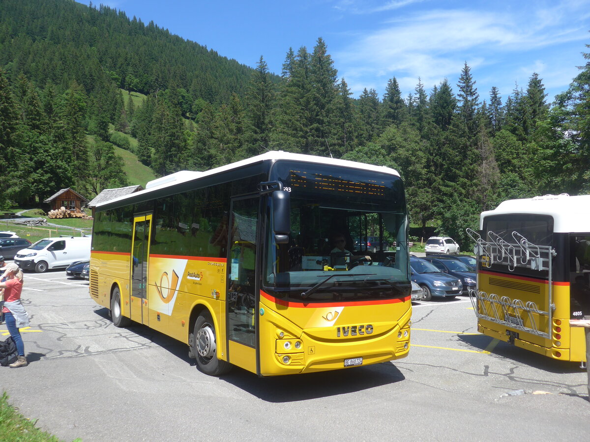(226'273) - Fl�ck, Brienz - Nr. 24/BE 868'724 - Iveco am 10. Juli 2021 auf der Schwarzwaldalp