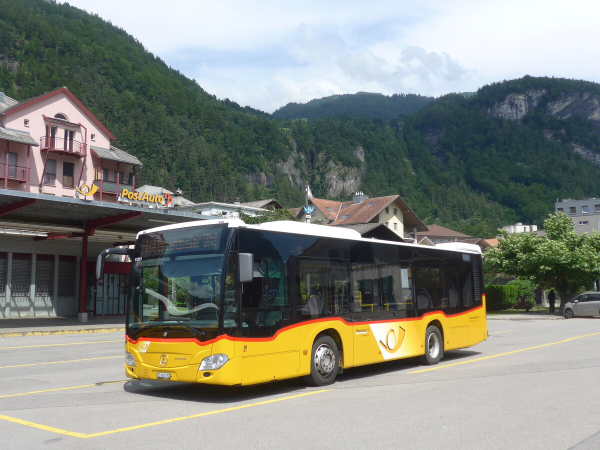 (226'283) - Fl�ck, Brienz - Nr. 22/BE 868'724 - Mercedes am 10. Juli 2021 in Meiringen, Postautostation