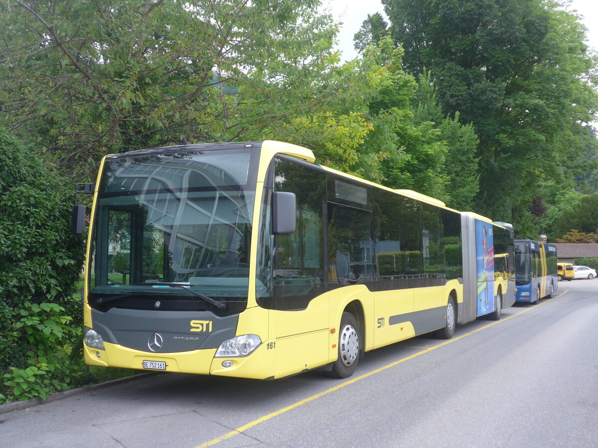 (226'491) - STI Thun - Nr. 161/BE 752'161 - Mercedes am 17. Juli 2021 bei der Schiffl�ndte Thun