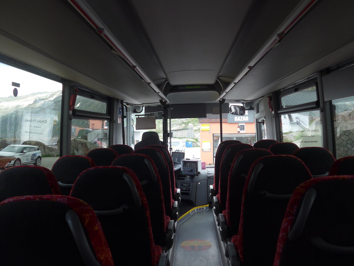 (226'747) - PostAuto Zentralschweiz - Nr. 20/OW 10'070 - MAN (ex Dillier, Sarnen Nr. 20) am 24. Juli 2021 in Grimsel, Passh�he (Innenaufnahme)