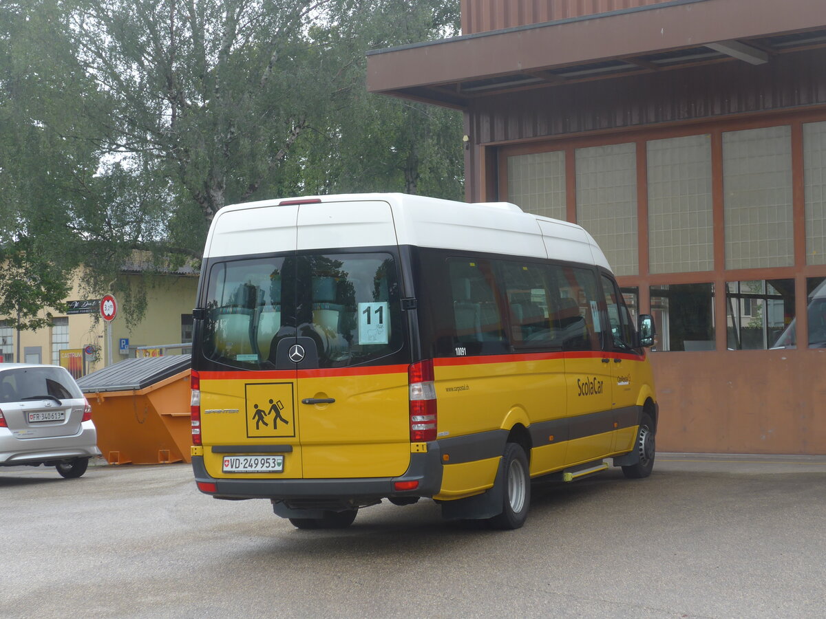 (226'913) - CarPostal Ouest - VD 249'953 - Mercedes am 1. August 2021 in Yverdon, Garage