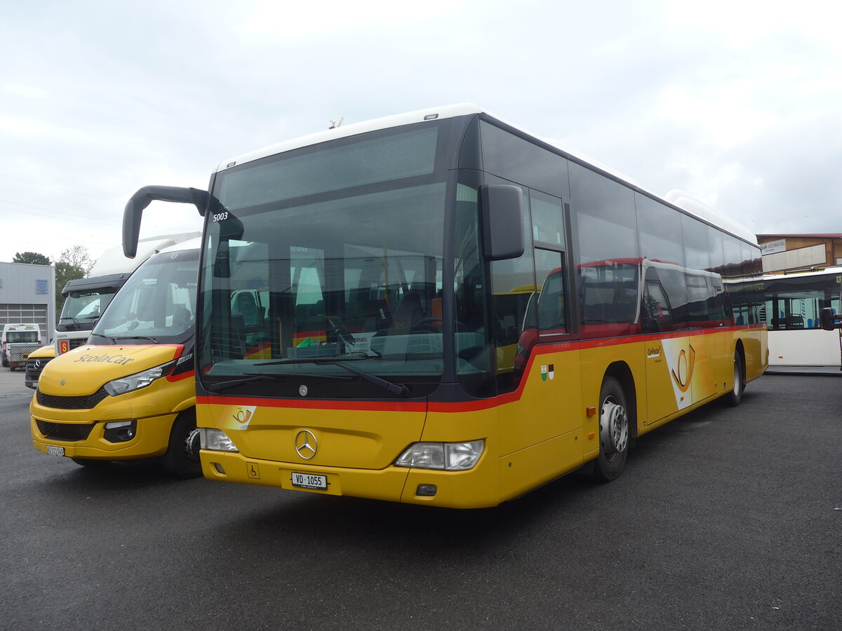 (226'966) - CarPostal Ouest - VD 1055 - Mercedes (ex Morattel, S�deilles) am 1. August 2015 in Kerzers, Interbus