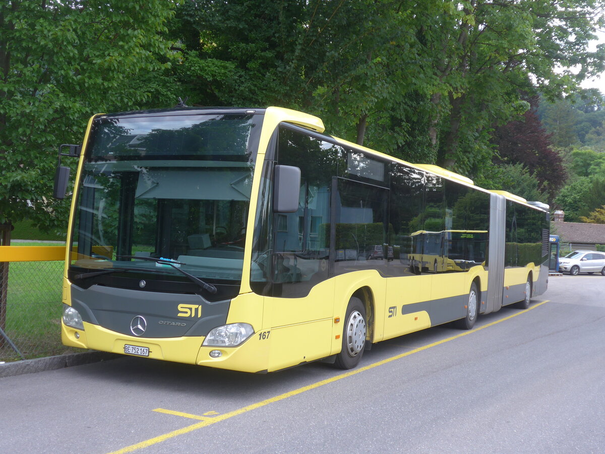 (227'000) - STI Thun - Nr. 167/BE 752'167 - Mercedes am 7. August 2021 bei der Schiffl�ndte Thun