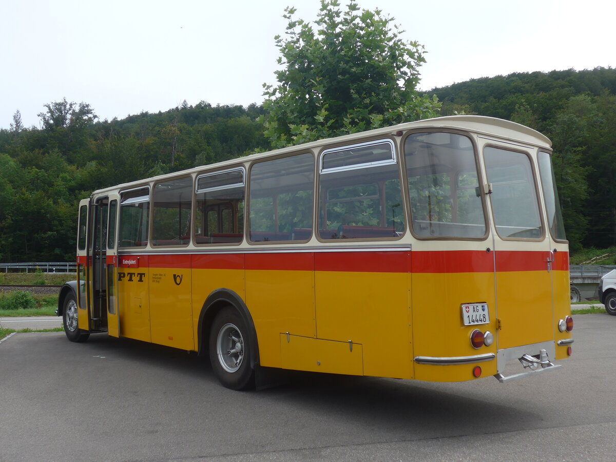 (227'173) - Voegtlin-Meyer, Brugg - Nr. 8/AG 14'448 - Berna/R&J (ex P 23'700; ex Schenk, Triengen; ex AGS Sch�ftland) am 9. August 2021 in Brugg, Garage