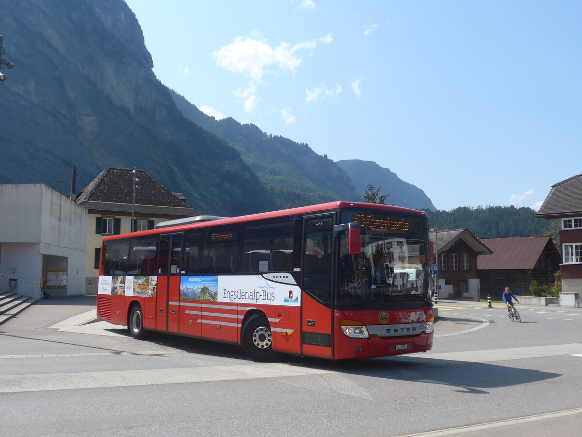 (227'472) - AFA Adelboden - Nr. 24/BE 26'701 - Setra am 21. August 2021 in Innertkirchen, Grimseltor (Einsatz: PostAuto f�r Engstlenalp-Bus)
