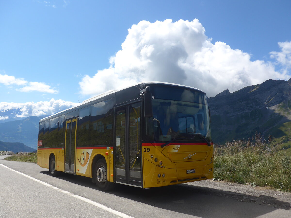 (227'650) - PostAuto Wallis - Nr. 39/VS 471'468 - Volvo am 29. August 2021 in Savi�se, H�tel Sanetsch