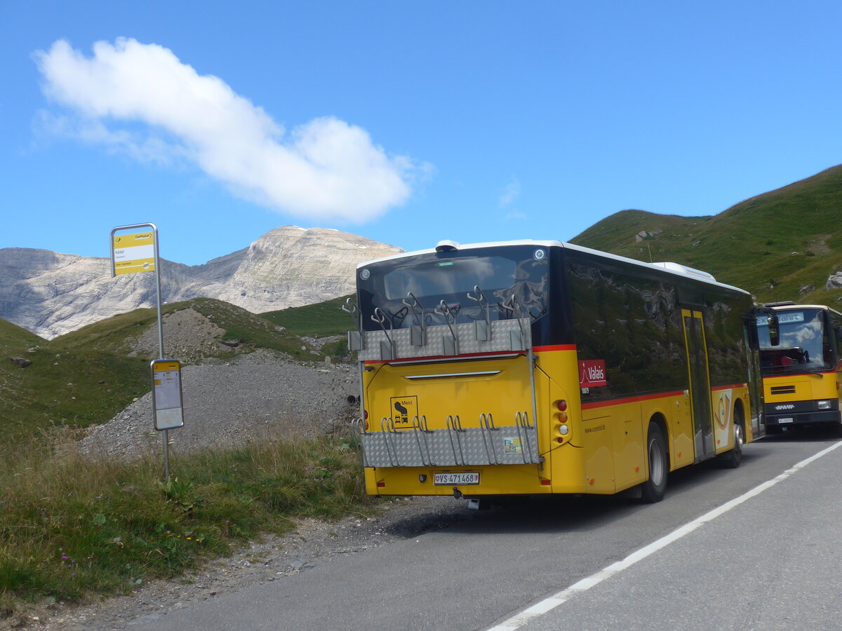 (227'651) - PostAuto Wallis - Nr. 39/VS 471'468 - Volvo am 29. August 2021 in Savi�se, H�tel Sanetsch