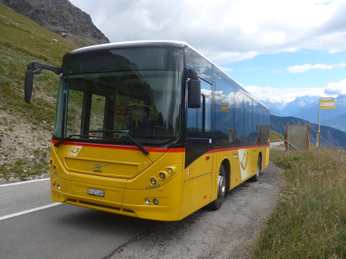 (227'655) - PostAuto Wallis - Nr. 39/VS 471'468 - Volvo am 29. August 2021 in Savi�se, H�tel Sanetsch