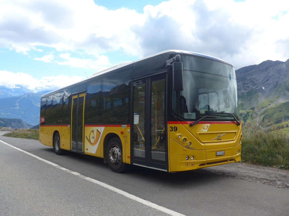 (227'658) - PostAuto Wallis - Nr. 39/VS 471'468 - Volvo am 29. August 2021 in Savi�se, H�tel Sanetsch