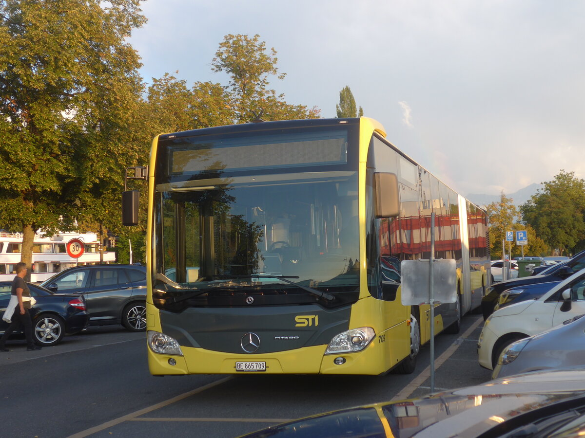 (227'801) - STI Thun - Nr. 709/BE 865'709 - Mercedes am 4. September 2021 in Thun, CarTerminal