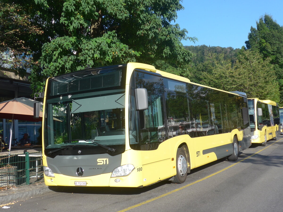 (227'902) - STI Thun - Nr. 180/BE 752'180 - Mercedes am 5. September 2021 bei der Schiffl�ndte Thun