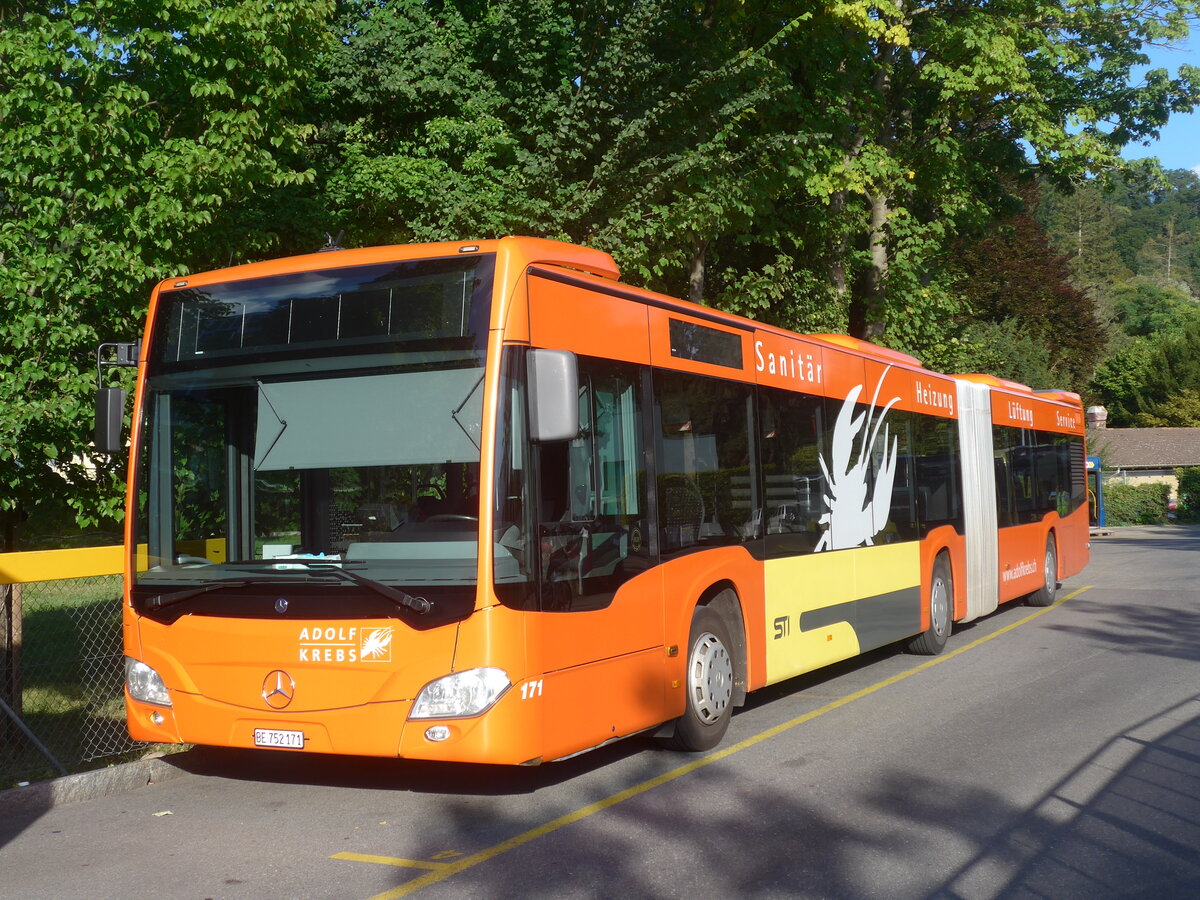 (227'905) - STI Thun - Nr. 171/BE 752'171 - Mercedes am 5. September 2021 bei der Schiffl�ndte Thun