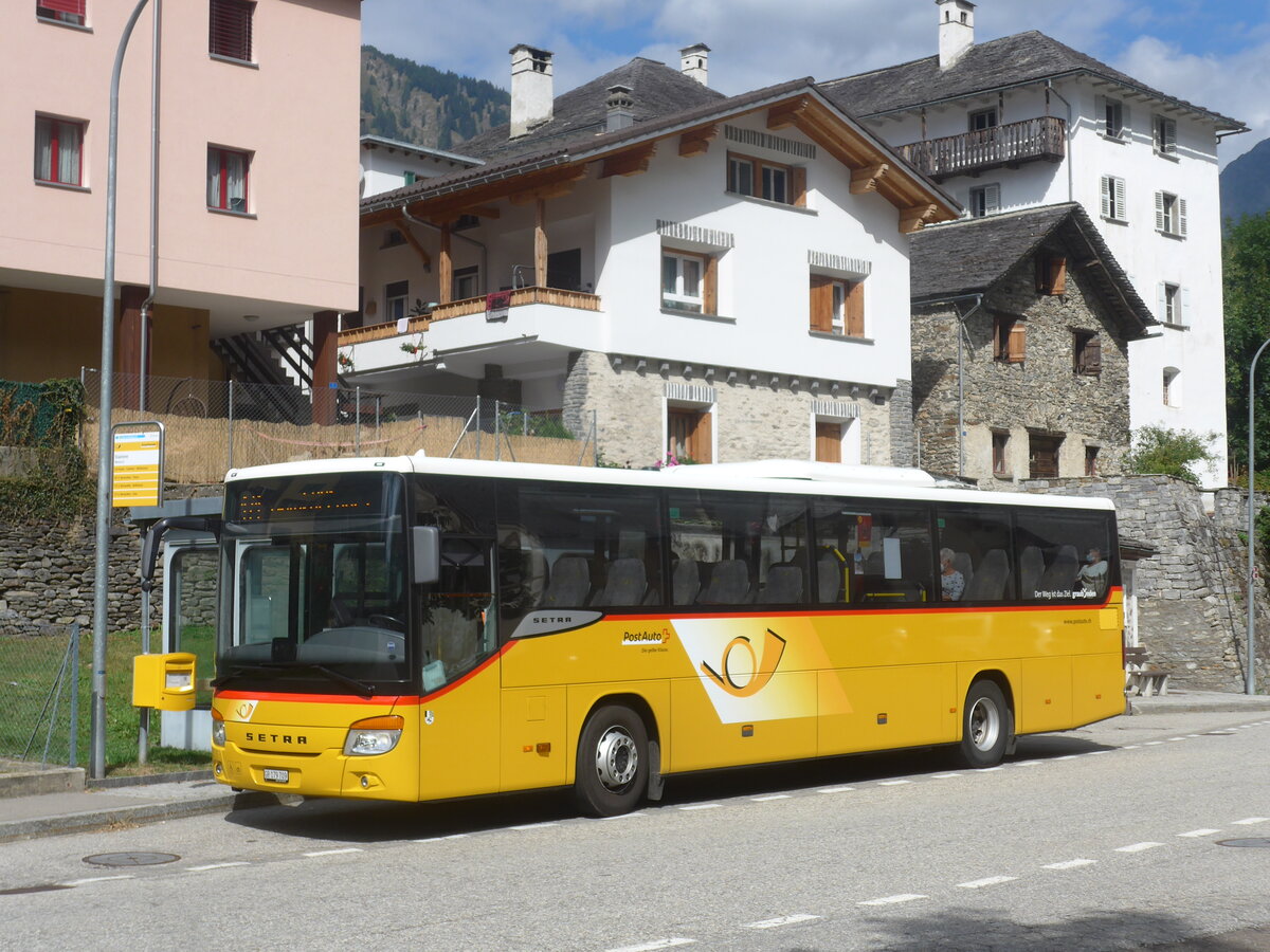 (227'938) - PostAuto Graub�nden - GR 179'709 - Setra am 11. September 2021 in Mesocco, Stazione